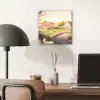 Schapen - Huisje - Platteland aluminium wit klein -sfeer5