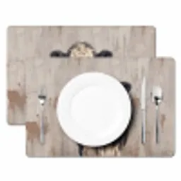 Koe - Portret - Dieren - Modern Placemat vinyl groot -zzsfeer2_Kitchenyeah-website