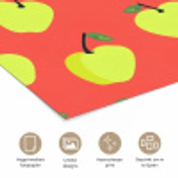 Appels - Modern - Groen poster papier klein 62 -closeup_NL