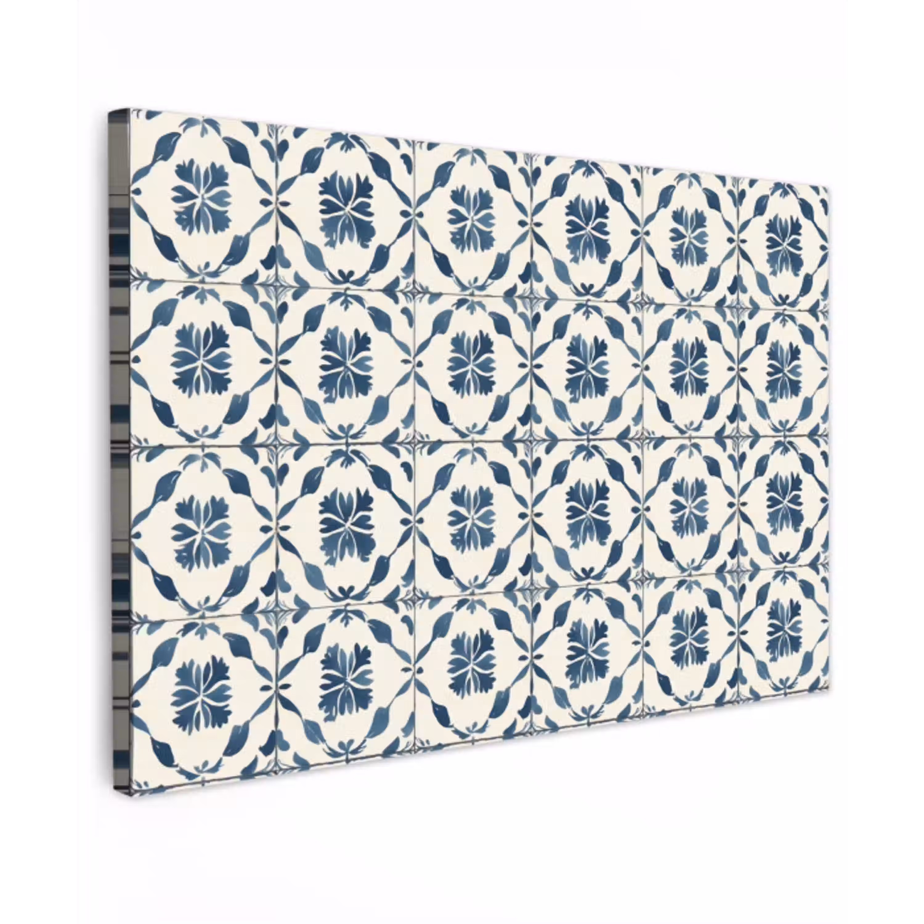 Grafisch - Tegel - Blauw canvas 2cm klein 34 -z3d
