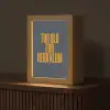 Too old for heidi klum - Geel - Blauw Light Box met kabel (Tafellamp) klein -z3d_website