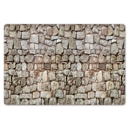 Ruw - Stenen - Muur - Natuurstenen Placemat vinyl groot 368 -zzsfeer1_Kitchenyeah-website