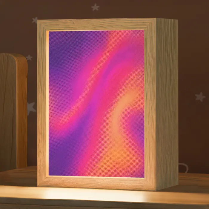 Abstract - Patroon - Kleurverloop Light Box met kabel (Kinderlampje) klein -zzz_3d_website