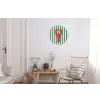 Kreeft - Strepen - Realistisch - Zomers Wandcirkel aluminium klein -woonkamer