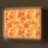 Bliksem - Storm - Oranje Light Box met batterij (Wandlamp) middel 907 -z3d_website