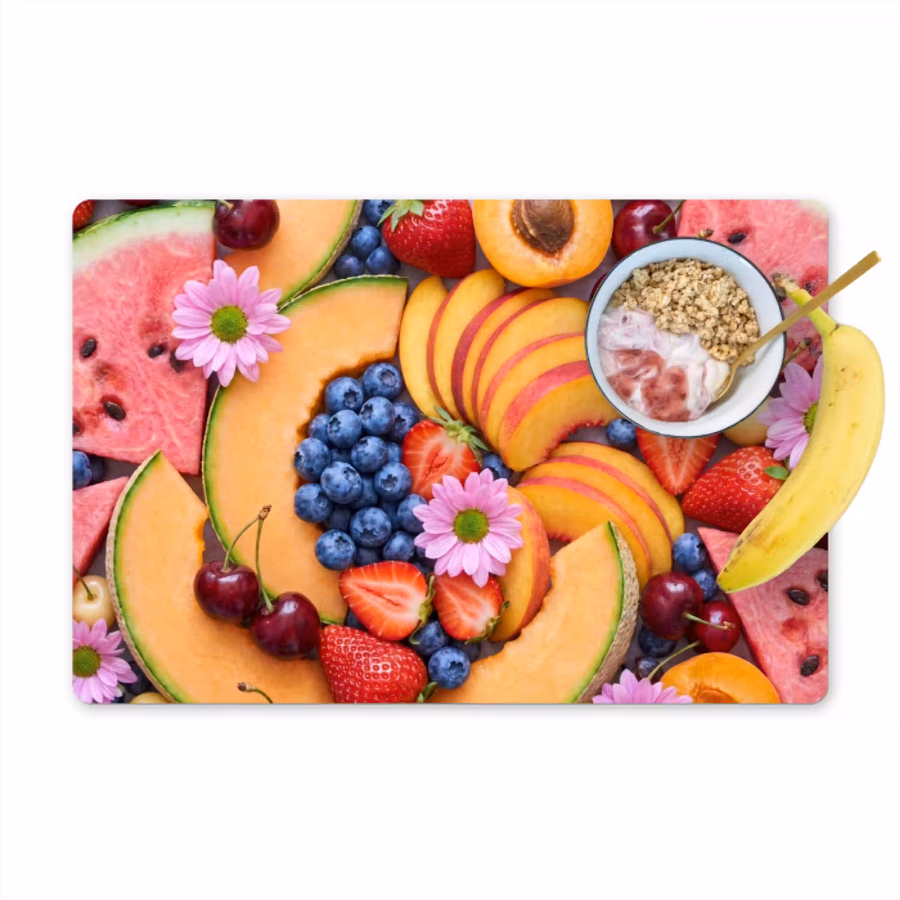 Eten - Fruit - Zomer - Kleurrijk Placemat vinyl groot -zzzproduct_Kitchenyeah-website