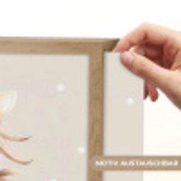 Paard - Bohemian - Pastel - Stippen Light Box met batterij (Wandlamp kind) middel -USP_websiteprintDE