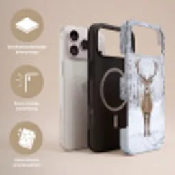 Hert - Winter - Bos - Natuur - Wit Toughcase MagSafe Apple iPhone 17 Pro Max klein -USP_Lagen_NL