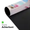 Zee - Roze - Bloemen - Poort Muismat XXL klein -sfeer2