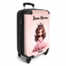 Prinses Poppy NBS - Handbagage koffer - Kinderen Unisex middel -productfoto_3d