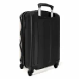 Abstract - Zwarte line-art NBS - Handbagage koffer - Kinderen Unisex middel -achterkant