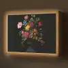 Bloemen - Vrolijk - Vaas Light Box met batterij (Wandlamp) middel -z3d_website