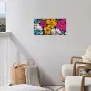 Street Art - Bloemen - Mix tuinposter los doek klein -sfeer8