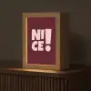 Nice - Uitroepteken - Rood Light Box met kabel (Tafellamp) klein -z3d_website