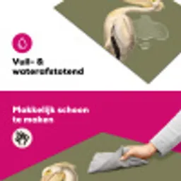 Pelikaan - Wit - Vogel - Klassiek - Natuur Inductie beschermer vinyl 3mm klein -wsfeer6_website