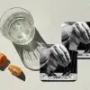 Chef - Garnering - Gerecht onderzetter kurk middel -sfeer4