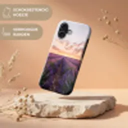 Landschap - Lavendelveld - Paars Toughcase MagSafe Apple iPhone 17 klein -USP_RandenV_NL