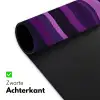 Lijnen - Golven - Paars - Abstract Muismat XXL klein -sfeer2