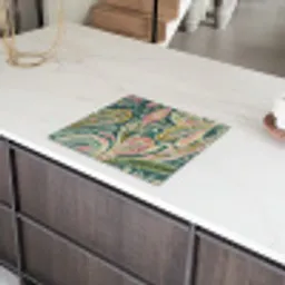 Patroon - Kleurrijk - Sierlijk - Groen Inductie beschermer vinyl 3mm middel -sfeer8