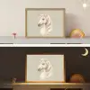 Eenhoorn - Wit - Getekend Light Box met batterij (Wandlamp kind) middel -sfeer3_kind
