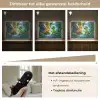 Schildpad - Dino - Jungle - Waterval Light Box met batterij (Wandlamp kind) middel -USP_dimbaarNL