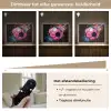 Graffiti - Sport - Voetbal - Bal - Roze Light Box met batterij (Wandlamp) middel -USP_dimbaarNL