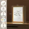 Vissen - Water - Wit Light Box met kabel (Tafellamp) klein -USP_NL