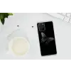 Vlinder - Zwart - Insect - Dieren Telefoonhoesje Samsung Galaxy S10 Lite klein -oordopS10Lite