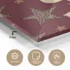 Sterren - Luipaardprint - Dream - Bordeaux plexiglas 5mm klein -wsfeer2_DE