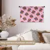 Disco - Bal - Patroon - Roze Wandkleed katoen klein 269 -sfeer1