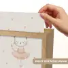 Ballerina - Kitten - Beige - Stippen Light Box met kabel (Kinderlampje) klein -USP_websiteprintNL
