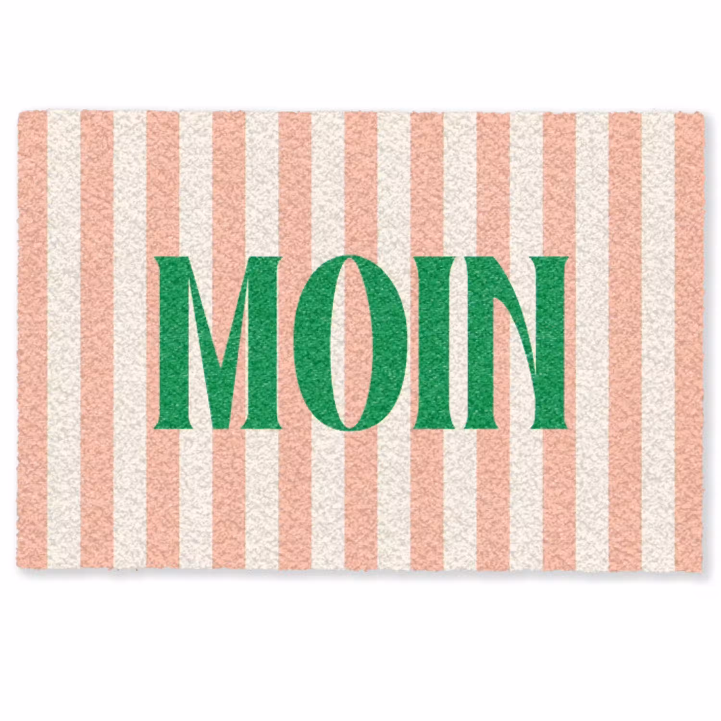 Zachtroze - Groen - Strepen - Moin Deurmat klein -zkaufland3d