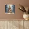 Kerstlicht - Woud - Hert - Donker plexiglas 5mm klein -sfeer5