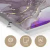 Marmer - Roze - Paars - Gold plexiglas 5mm klein -sfeer2