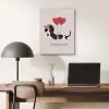 Hond - Teckel - Valentijn - Love PET vilt klein -sfeer5