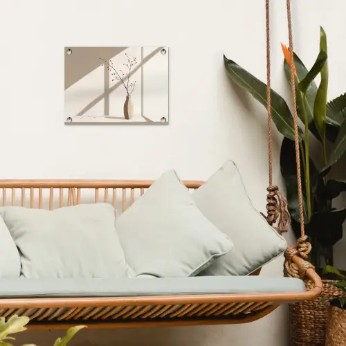 Vaas - Takken - Bessen - Minimalistisch tuinposter los doek klein -sfeer7