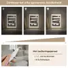 Eten - zwart - Japandi - Wit Light Box met kabel (Tafellamp) klein -USP_dimbaarNL