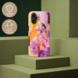 Abstract - Portret - Vrouw - Kleurrijk Toughcase MagSafe Apple iPhone 17 klein -USP_PrintM_DE