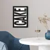 Zwart - Cake - Eten - Decoratie fotolijst zwart zonder passe partout klein -sfeer4