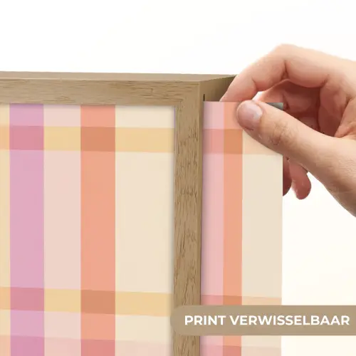 Pastel - uitpatroon - Geometrisch Light Box met batterij (Wandlamp) middel 907 -USP_websiteprintNL
