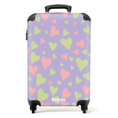 Lovely lila Koffer - NBS - Handbagage middel -productfoto_recht