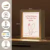 Minimalistisch - Vork - Lepel - Lijntekening Light Box met kabel (Tafellamp) klein -USP_NL