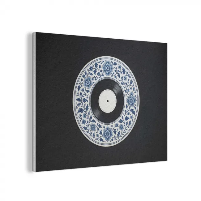 Vinyl - LP - Delfts Blauw - Muziek PET vilt klein -3d