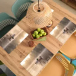 Eenden - Water - Mist - Natuur Placemat vinyl groot -zzsfeer5_Kitchenyeah-website