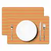 Zee - Rood - Geel - Strepen Placemat vinyl groot 368 -zzsfeer2_Kitchenyeah-website
