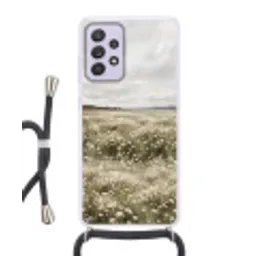 Illustratie - Landschap - Wit Hoesje Samsung Galaxy A52 5G met koord klein -3d