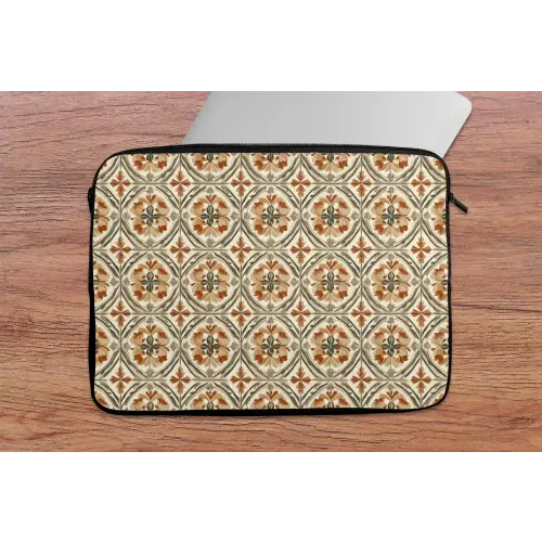 Elegant - Antiek - Kleurrijk laptophoes neopreen klein 279 -tafel