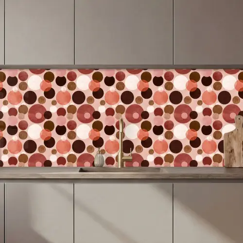 Cirkels - Modern - Kleurrijk keuken achterwand 2 middel 871 zz_3dshopping