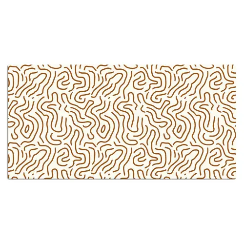 Minimalistisch - Patroon - Terracotta Muismat XXL klein 681 -3d_leeg