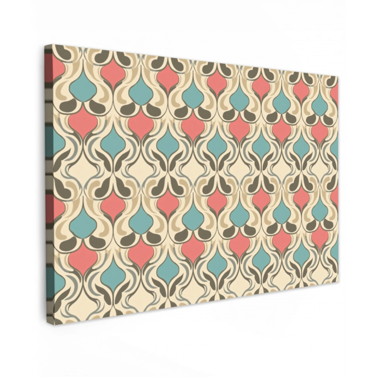 Barok - Retro - Kleurrijk canvas 2cm klein 34 -z3d